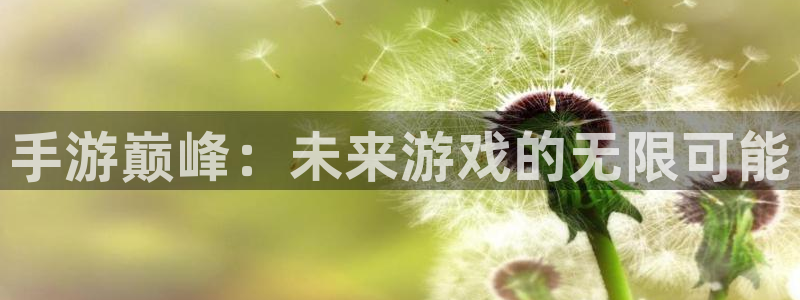 恒盛娱乐官网：手游巅峰：未来游戏的无限可能