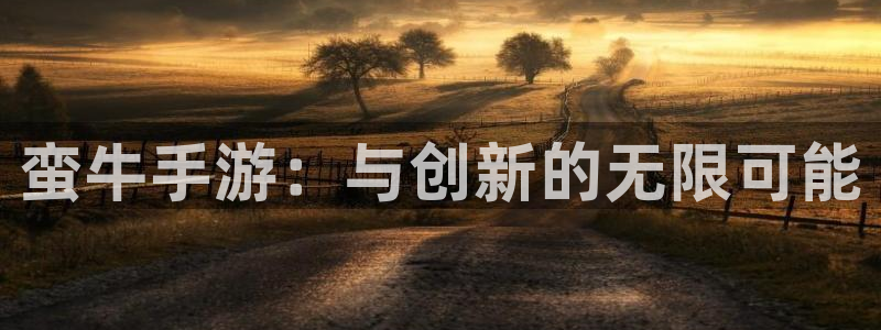 恒盛娱乐平台：蛮牛手游：与创新的无限可能